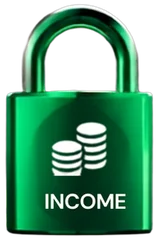 Income lock icon