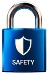 Safety lock icon