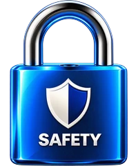 Safety lock icon